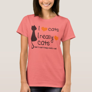 T-shirt dos amantes do gato de Debbie