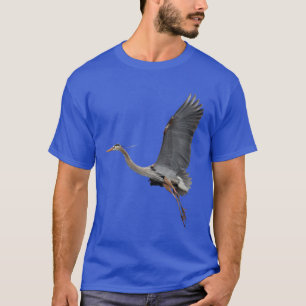 T-shirt dos animais selvagens da GARÇA-REAL de