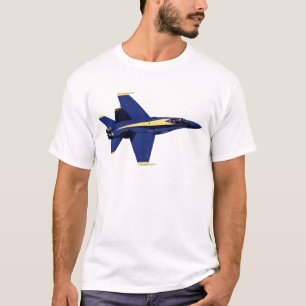 T-shirt dos anjos azuis F-15 dos E.U. NAVY/Marines
