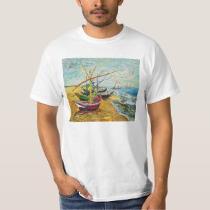 T-shirt dos barcos de pesca de Van Gogh