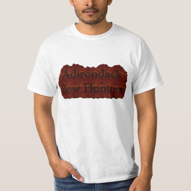 T-shirt dos caçadores do arco de Adirondack (Frente)