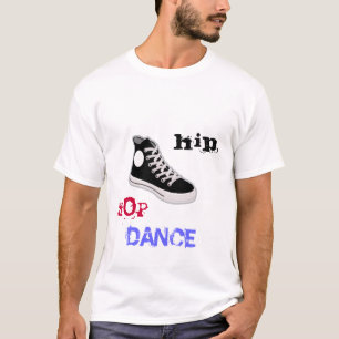 T-shirt dos calçados da dança de Hip Hop