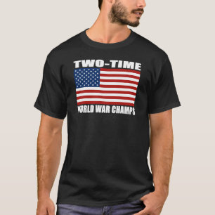T-shirt dos campeões da guerra mundial do