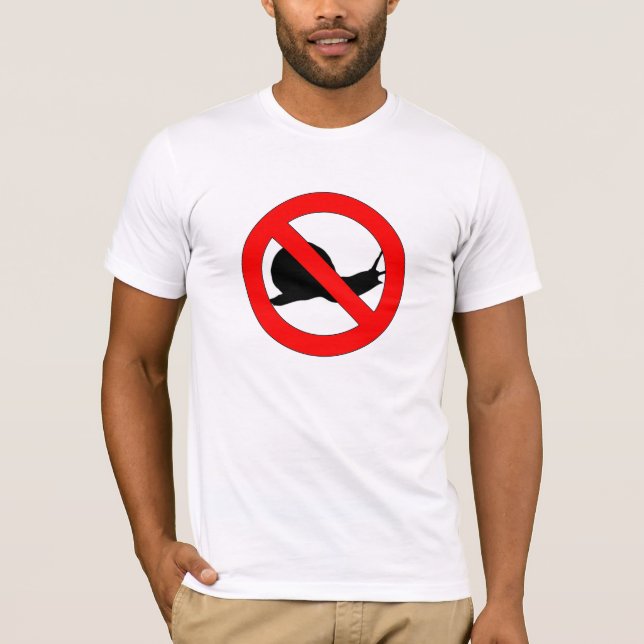T-shirt dos caracóis da proibição (Frente)