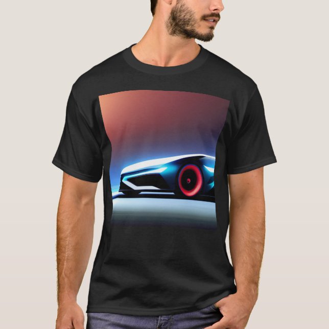 T-shirt dos Carros Futurísticos 2 (Frente)
