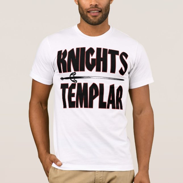 T-SHIRT DOS CAVALEIROS TEMPLAR (Frente)