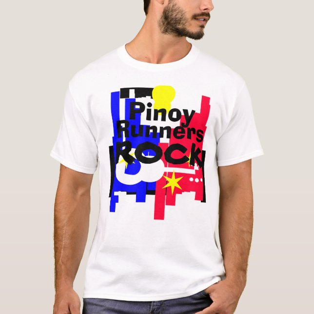 T-shirt dos corredores de Pinoy (Frente)