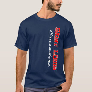 T-shirt dos cruzados do Saint Louis