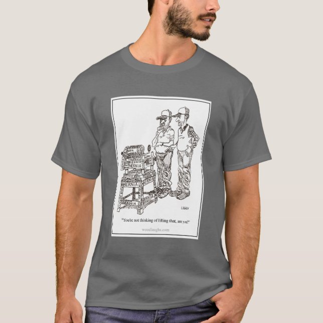 T-shirt dos desenhos animados da hérnia (Frente)