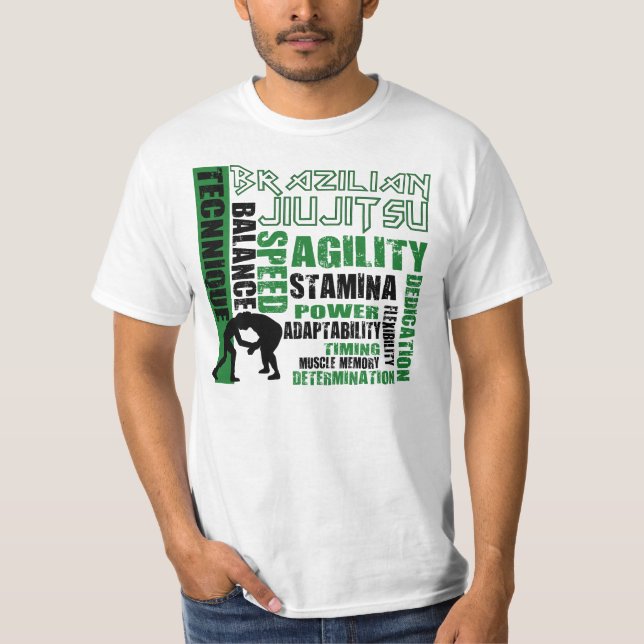 T-shirt dos elementos BJJ de Jiu Jitsu do (Frente)