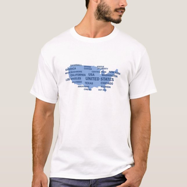 T-Shirt dos Estados Unidos (Frente)
