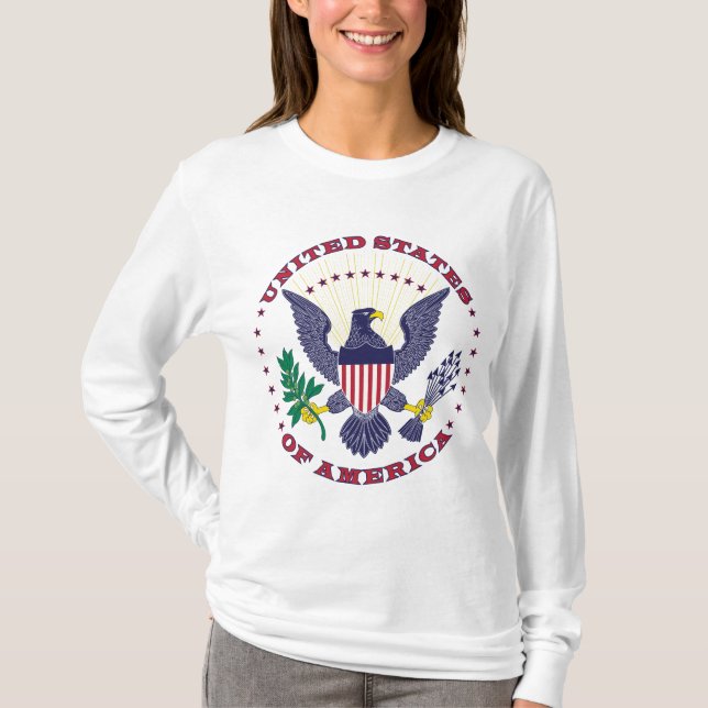 T-shirt dos Estados Unidos da América (Frente)