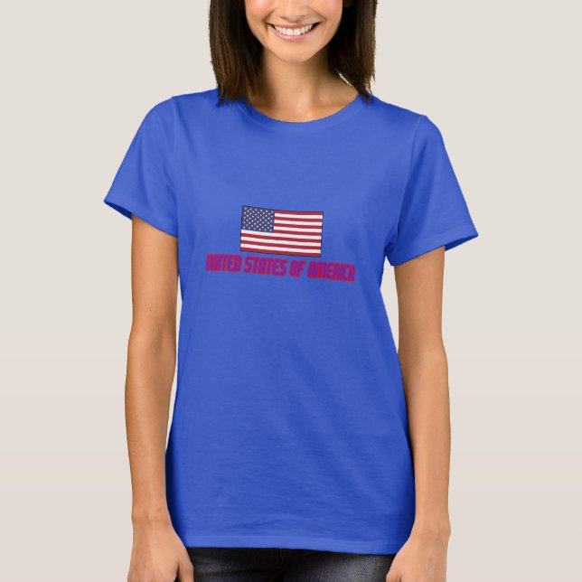 T-Shirt dos Estados Unidos da América (Frente)