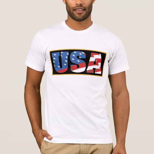 T-shirt dos EUA (Frente)