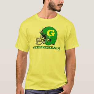 T-shirt dos fan de futebol do NFL do Green Bay de