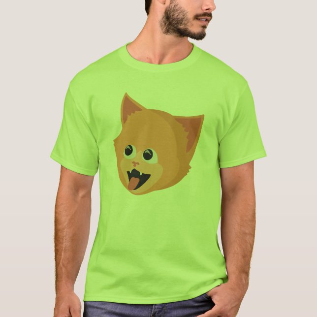 T-shirt dos fatos do gato (Frente)
