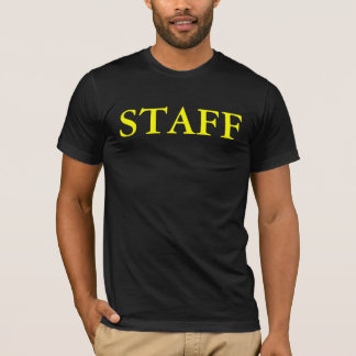 T-shirt dos funcionarios/funcionarios do evento