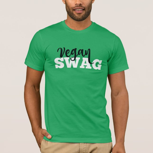 t-shirt dos ganhos do vegan (Frente)