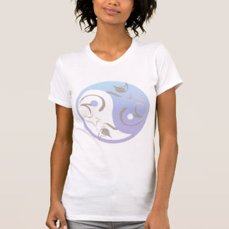 T-shirt dos gatos Siamese de Yin Yang