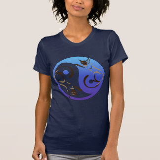 T-shirt dos gatos Siamese de Yin Yang
