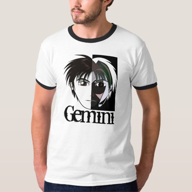 T-shirt dos Gêmeos do Anime (Frente)