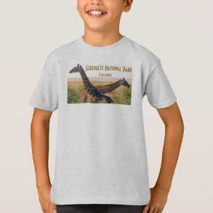 T-shirt dos girafas do miúdo