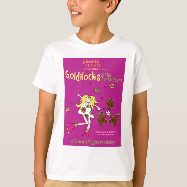 T-shirt dos Goldilocks-Miúdos (Frente)