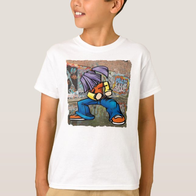 T-shirt dos grafites de Hip Hop (Frente)