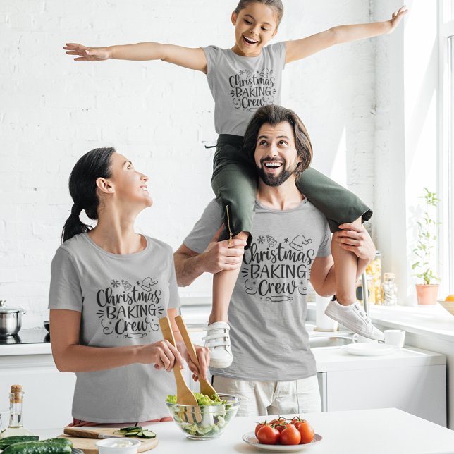 T-shirt dos Homens da Tripulação de Natal (Criador carregado)