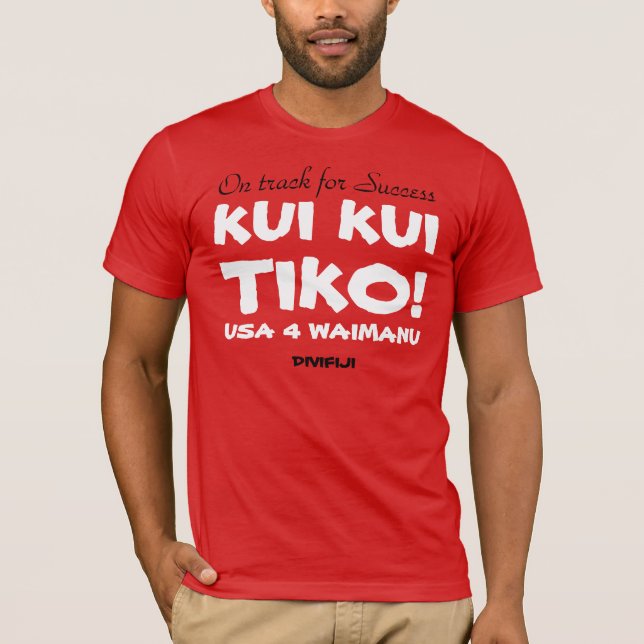 T-shirt dos homens de Kui Tiko (Frente)