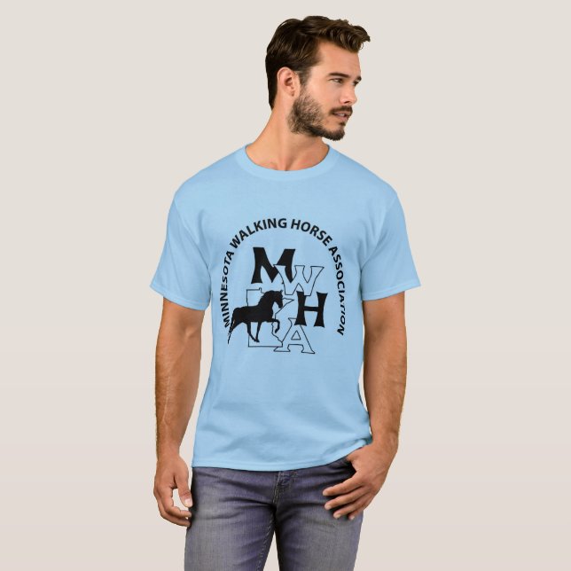 T-shirt dos homens de MWHA (Frente Completa)