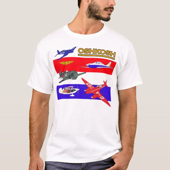 T-shirt dos homens de Oshkosh (Frente)
