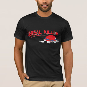 T-shirt dos homens do assassino do cereal