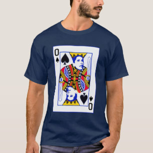 T-shirt dos homens do cartão de jogo de Obama