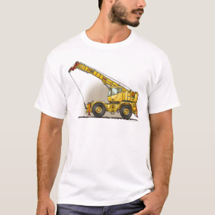 T-shirt dos homens do equipamento de construção 