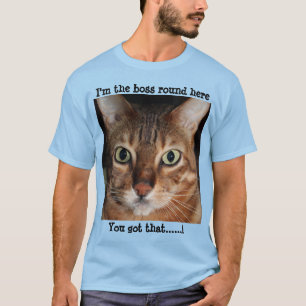 T-shirt dos homens do gato de Bengal "eu sou o