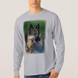 T-shirt dos homens do german shepherd