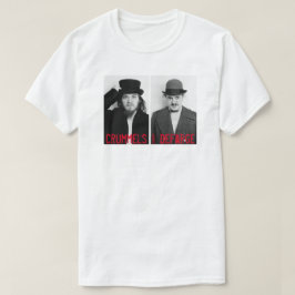 T-shirt dos homens do Mugshot