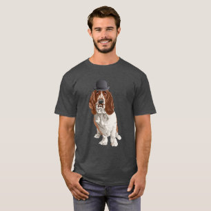 T-shirt dos homens do pai do cão de Basset Hound