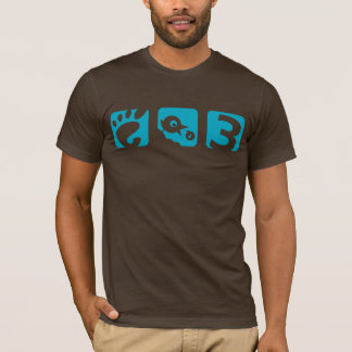 T-shirt dos homens do pássaro do GNOMO 3