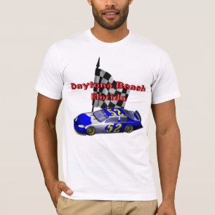 T-shirt dos homens do piloto do estrada de Daytona