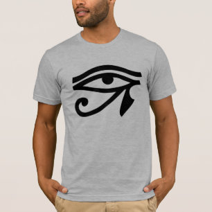 T-shirt dos homens do símbolo do olho de Egipto