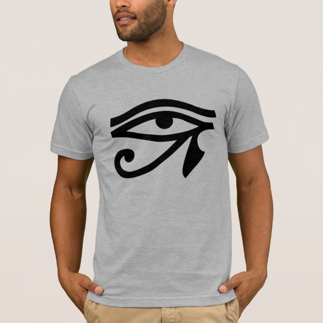T-shirt dos homens do símbolo do olho de Egipto (Frente)