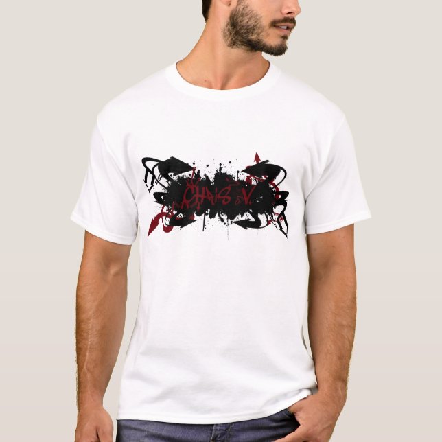 T-shirt dos homens dos grafites (Frente)
