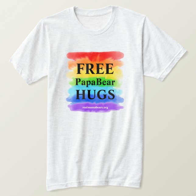 T-shirt dos Hugs gratuitos (Frente do Design)