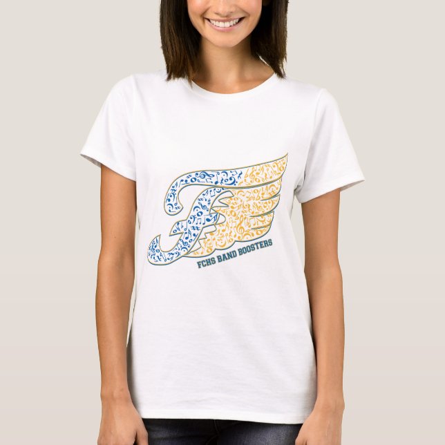 T-shirt dos impulsionadores da banda de FCHS (#3) (Frente)