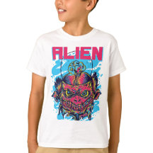 T-Shirt dos Invasores de alienígena