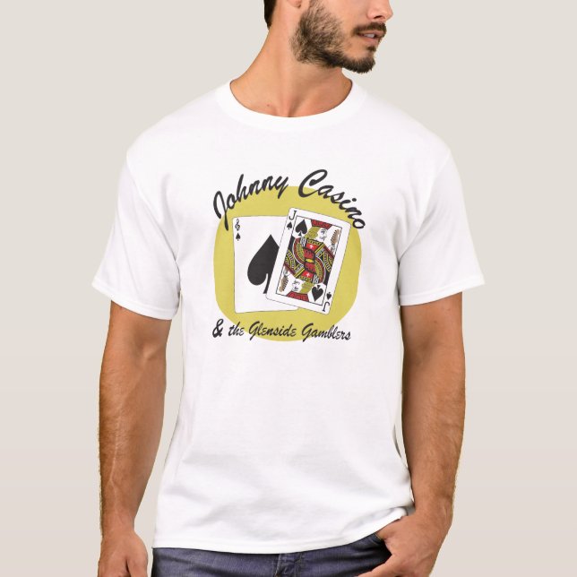 T-shirt dos jogadores de Glenside do casino de (Frente)