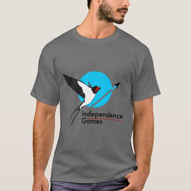 T-shirt dos Jogos de Independência Escuros (Frente)