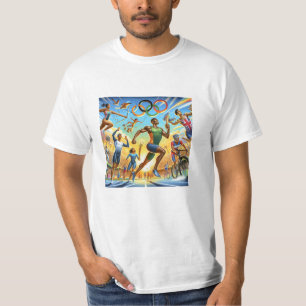 t-shirt dos jogos de olimpiadas de Verão